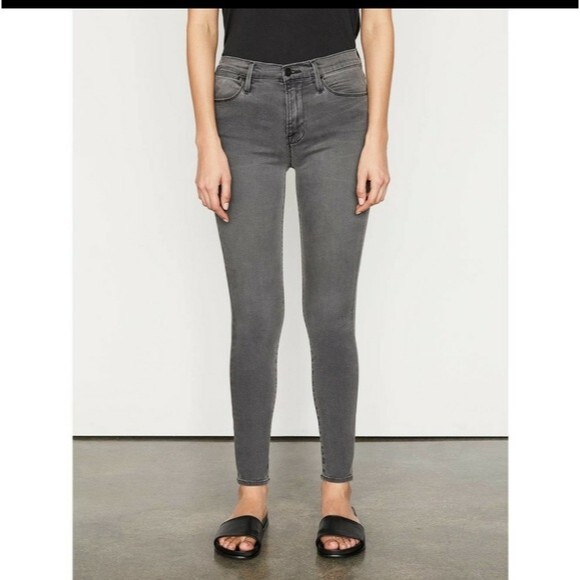 FRAME Denim Le High Ankle Skinny Jeans In Gray size 26 - Picture 1 of 9
